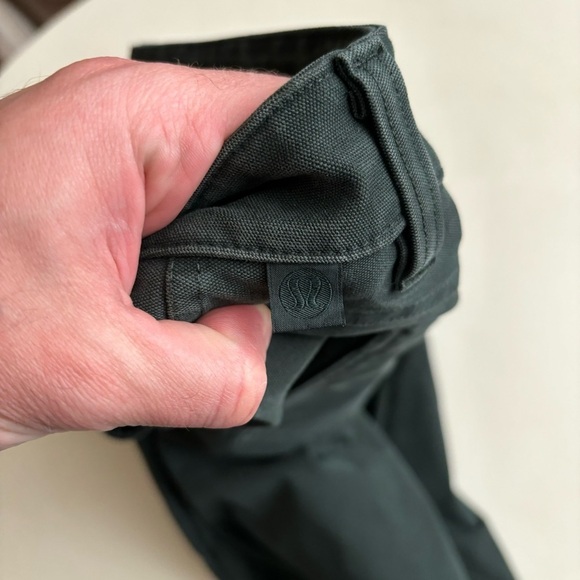 Lululemon Men’s ABC Skinny Fit Pant Utilitech Green 40x33 - Picture 3 of 9